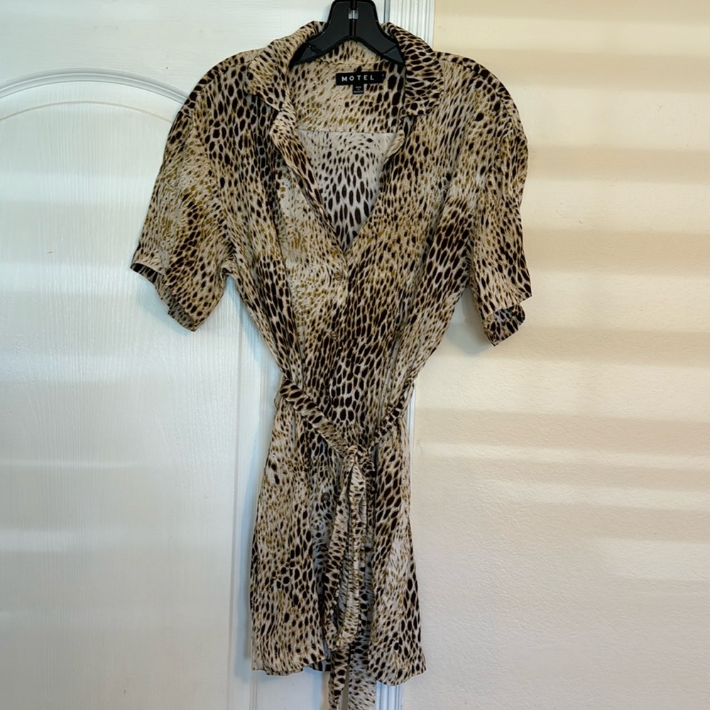 Motel Button Up Dress